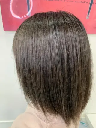 ショート カラー 縮毛/レイヤー 韓国/橋口のヘアスタイル