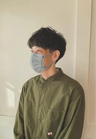 ショート パーマ メンズ 吉田 浩太郎のヘアスタイル