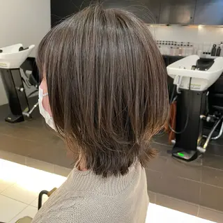 ミディアム カラー 透明感カラー/ 寺田千雅子のヘアスタイル