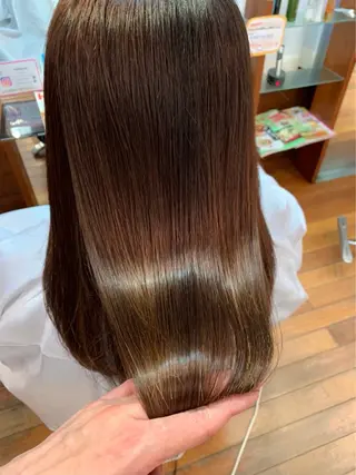 ロング 市川 文二朗のヘアスタイル