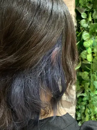 ミディアム 韓国ヘア×ハイトーン AYA💫のヘアスタイル