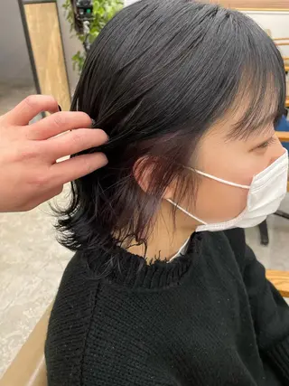 ショート ior北千住【イオール】所属・YU(ハイトーン/ ブリーチカラー)のヘアスタイル