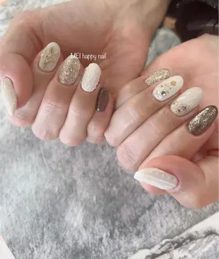 ネイル 北浦和 自爪育成ケアのネイルデザイン