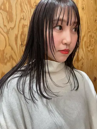 ロング カラー ヘアアレンジ 村岡 夏美のその他イメージ