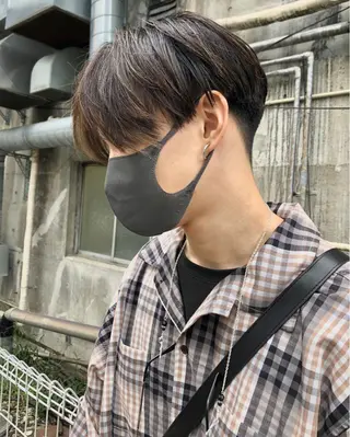 ショート カラー メンズ 7Bridge所属・ハッシュカット 小西貫太のヘアスタイル