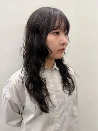 ロング カラー パーマ Paddle所属・似合わせレイヤー/ レイヤーパーマ/高倉のヘアスタイル