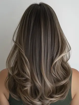 ロング カラー ブリーチなしWカラー 美髪/透明感/ユウゴのヘアスタイル