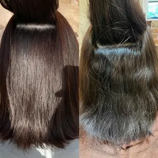 ミディアム パーマ ノンダメージサロン/ 豊中/美容室のヘアスタイル