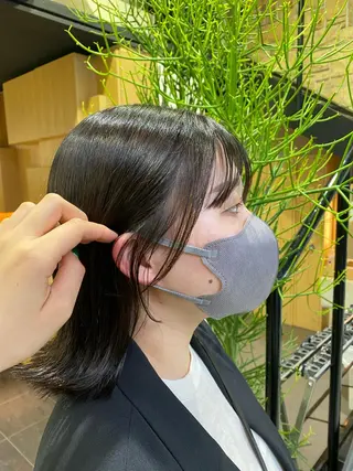 ミディアム 【hotpepper 移行中】 hinaのヘアスタイル