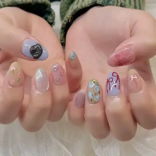 ネイル 新井 ひなののネイルデザイン