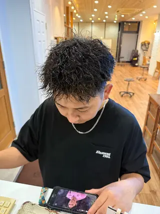 パーマ メンズ little吉祥寺店所属・［メンズ特化］神谷 清のヘアスタイル