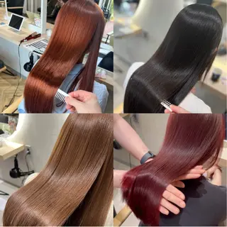 ロング カラー 韓国🇰🇷レイヤー 映える顔周り🩷のヘアスタイル