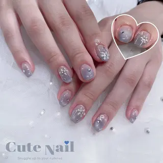 ネイル GO TODAY SHAiRE SALON原宿 Liber所属・️🫧もこ 艶感ネイル🫧のネイルデザイン