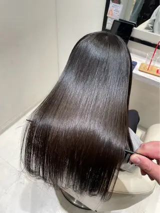 ロング ktwo☆ 暗艶髪☆姫野琳のヘアスタイル