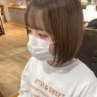 ミディアム カラー パーマ ヘアアレンジ メンズ キッズ ネイル マツエク・マツパ 横浜Bob美容師🤎 ERINAのヘアスタイル