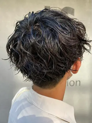 パーマ メンズ 久保 勇太のヘアスタイル