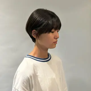 ショート HANA所属・林 小桃のヘアスタイル