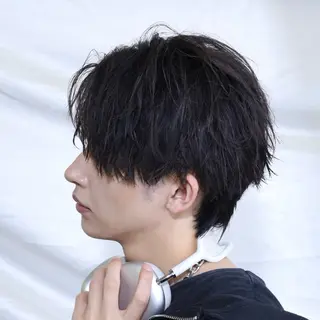 ショート パーマ ヘアアレンジ メンズ 横浜/👑メンズ特化 美容師/小野寺愛斗のヘアスタイル