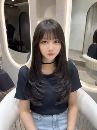 ロング 🩷韓国ヘア/ミディ アム🩷Maikaのヘアスタイル