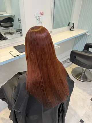 ロング カラー 🩷モテ髪&透明感 🩷ミルクティー🩷のヘアスタイル