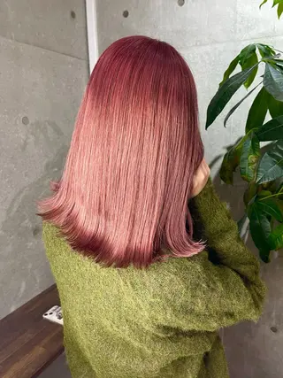 カラー 名古屋のピンク好き かずくん🦩のヘアスタイル