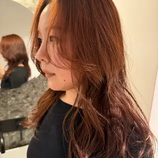 ロング カラー beni yumikoのヘアスタイル