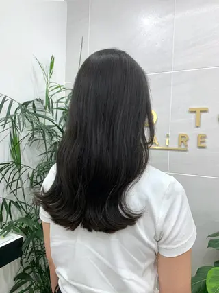 セミロング カラー 本格ヘッドスパ🌿 ×ヘア　佐藤のヘアスタイル