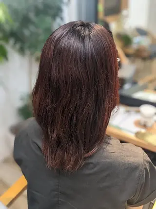ミディアム カラー Kokeshi/美髪 /脱毛/ヘッドスパのヘアスタイル