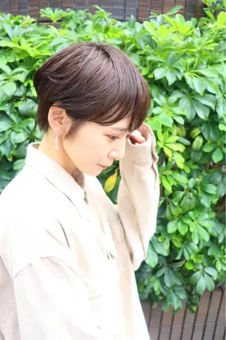ショート カラー LucksiMie 銀座店所属・【韓国　レイヤー 髪質改善✨】かずのヘアスタイル