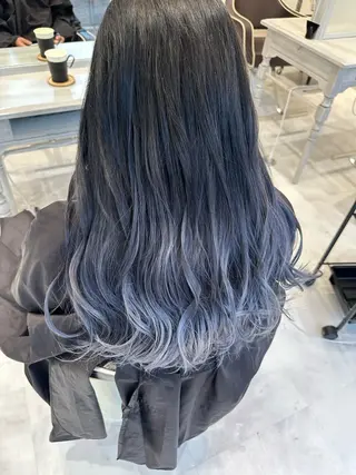 ロング カラー 💘韓国カラー💘 クルミのヘアスタイル