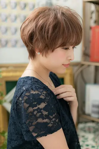 ショート カラー パーマ ✨限定!パーマお得✨ 佐藤優斗のヘアスタイル