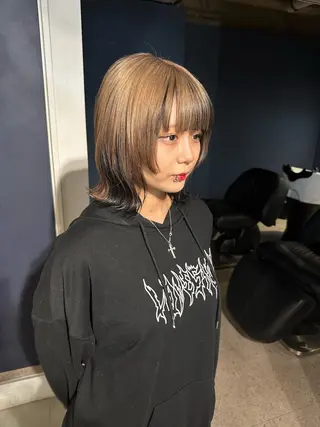 ミディアム カラー 💖ハイライト/ハイ トーン💖MIKIのヘアスタイル