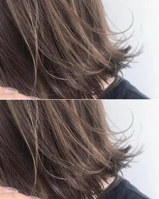 ミディアム カラー 井内 美沙のヘアスタイル