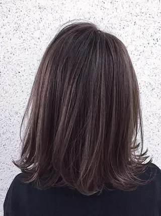 ミディアム カラー パーマ ヘアアレンジ ✨ハイクオリティ✨ 山本香也のヘアスタイル