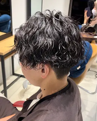 パーマ メンズ メンズパーマは私一択 佐藤有紀のヘアスタイル