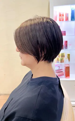 ショート 地毛風ストレート ⚡️下ノ村柊斗⚡️のヘアスタイル