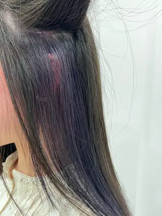 セミロング カラー シアン　橋本店所属・SHIAN 橋本 Daikiのヘアスタイル