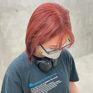 ショート カラー yiye 青山所属・無料カットモデル募集 🌱ひょうがのヘアスタイル