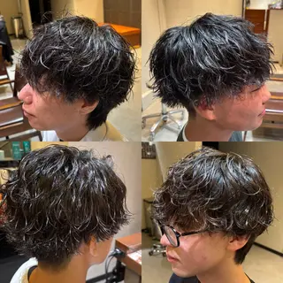 パーマ メンズ FURUSHO所属・透明感カラー/ ツイスパ/小倉悠佑のヘアスタイル