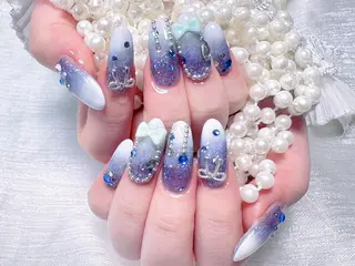 ネイル 💙羽生 彩光💙のネイルデザイン