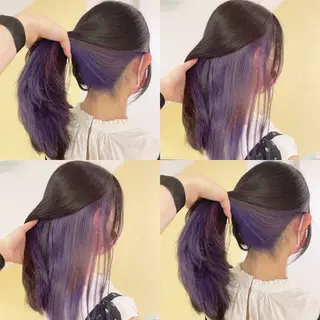 カラー 渋谷:インナーカラー ／🍒エリカ🍒のヘアスタイル