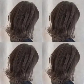 ミディアム ANDO HIKARIのヘアスタイル