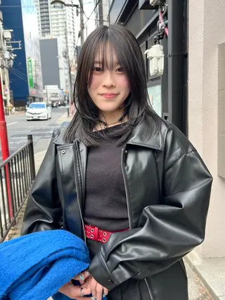 ミディアム カラー 樫原裕二 /柔らかいカラーのヘアスタイル