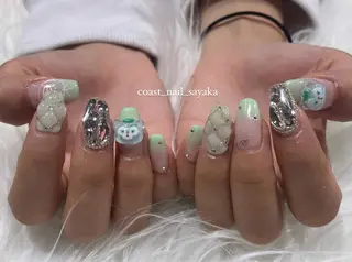 ネイル HOSHI ⭐️辻堂 /藤沢ガーリーネイルのネイルデザイン