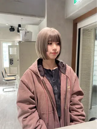 ショート カラー ダブルカラー ブリーチ/kaitoのヘアスタイル