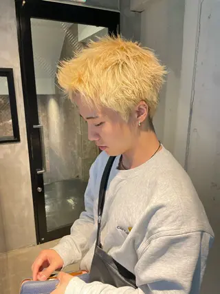 メンズ 透明感・美髪 monsoワニベユナのヘアスタイル