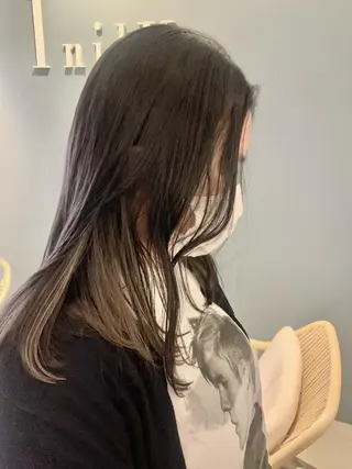 ミディアム 傷ませない縮毛矯正／ 吉岡 美江のヘアスタイル