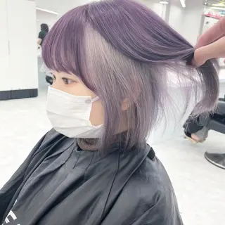 ミディアム カラー SALOWIN 札幌大通り店所属・🏆ウルフ/レイヤー 指名No.1山口圭佑のヘアスタイル