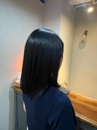 カラー TRENCH 自由が丘所属・TRENCH クドウ ミウ  暖色カラーのヘアスタイル