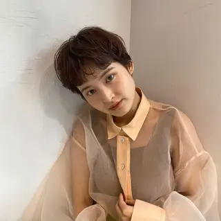 ショート GO TODAY SHAiRE SALON 原宿Stella店所属・𓍯柔らかhair 𓍯 yukinoのヘアスタイル